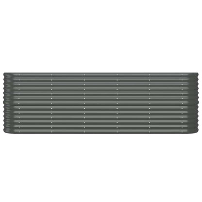 Jardinera Arriate Acero Galvanizado Antracita 224x40x68 Cm_2