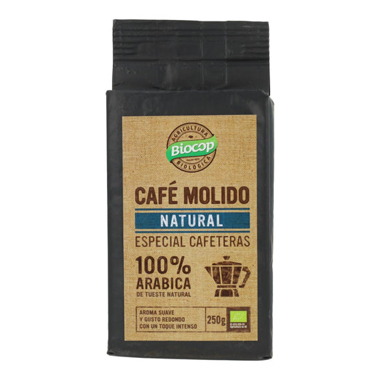 Biocop 100% Arábica Café Moído Biológico 250 g