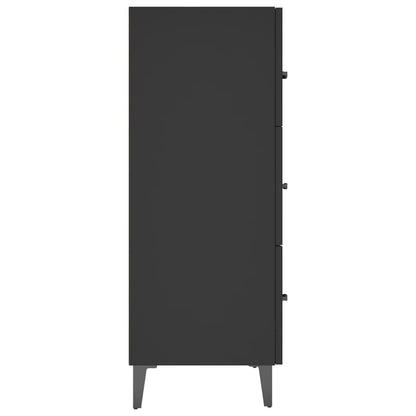 Aparador De Madera De Ingeniería Negro 69,5x34x90 Cm / Vetonek_0