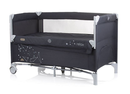 Cuna De Viaje Relax Linen Ebony_0