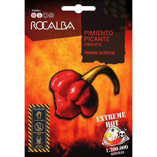 Sementes de pimento Trinidad Scorpion Rocalba