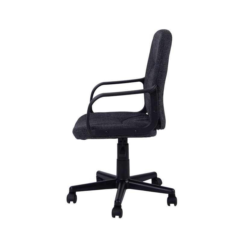 Silla De Oficina Génesis Tapizado, Negro, 55 X 87-96 X 45_4