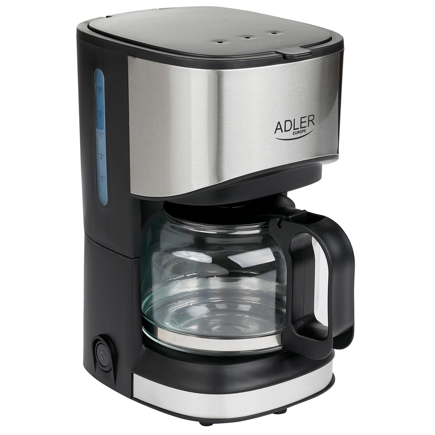 Cafetera Eléctrica De Goteo 6 Tazas 0,7 L, Filtro Extraíble, Antigoteo, Mantiene Café Caliente Adler Ad4407 Negro/plata_0