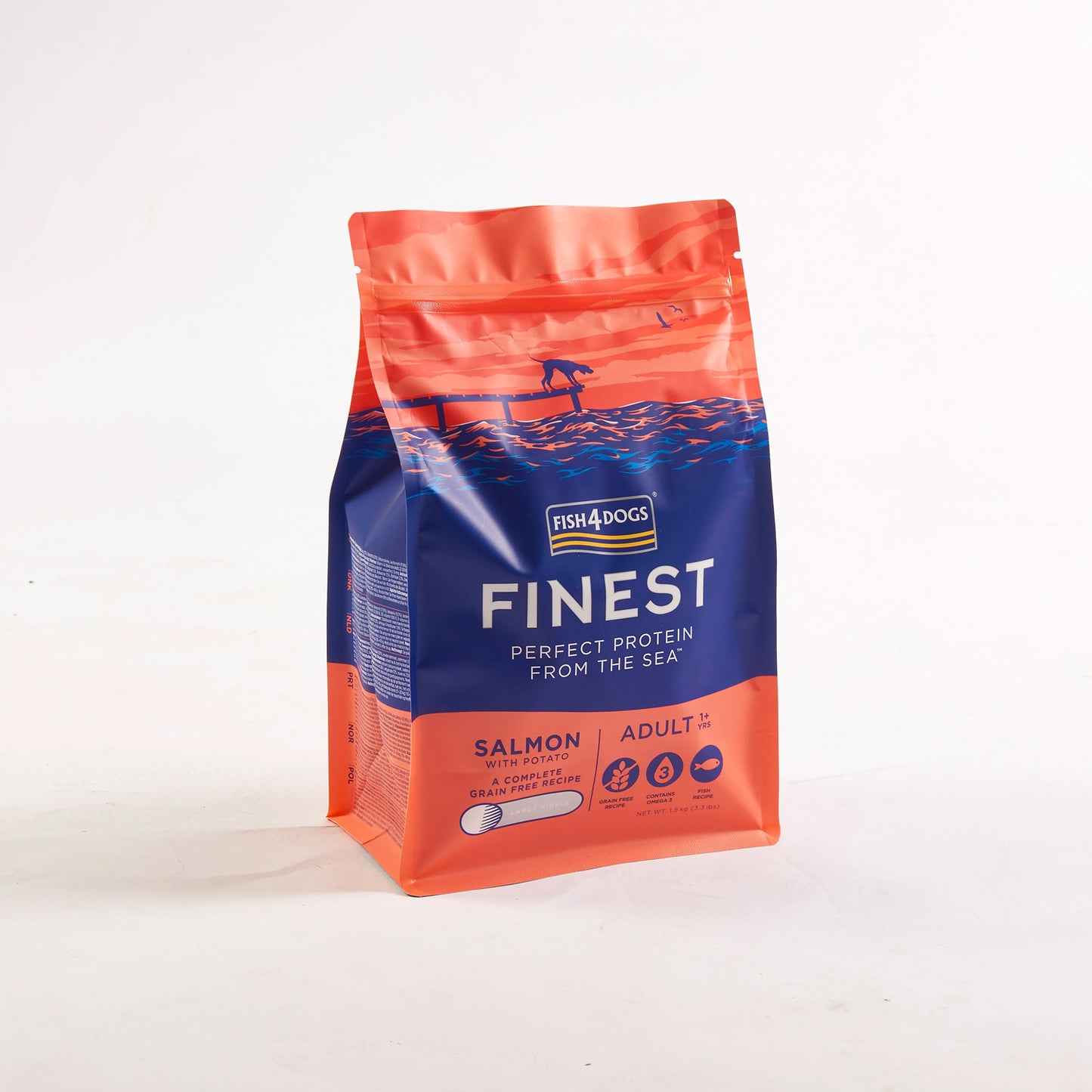 Fish4dogs Pienso Para Perro Adulto Sin Cereales – Salmón Y Patata 1,5 Kg_3