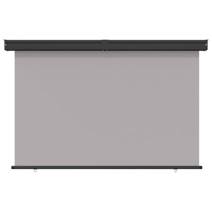 Vidaxl Toldo Lateral De Balcón Gris Oscuro 165x250 Cm_3