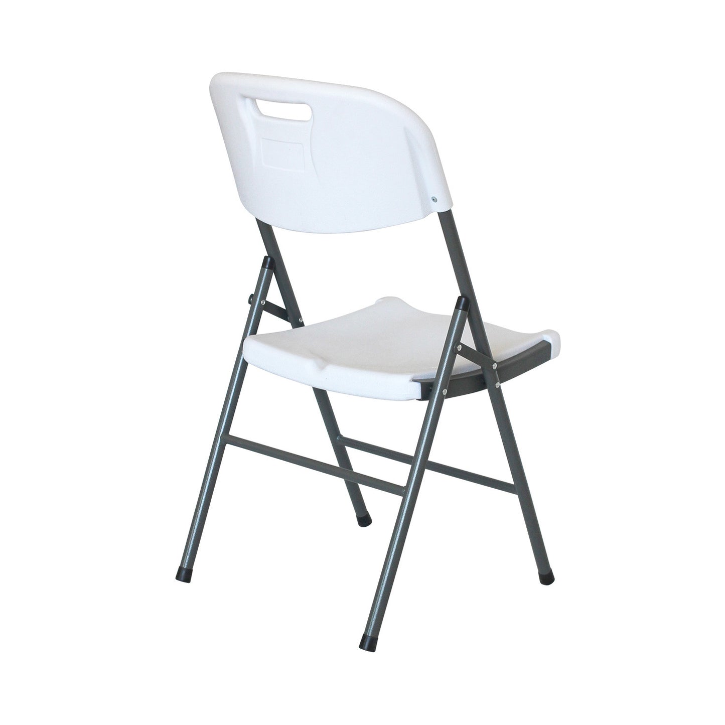 Silla Plegable Con Asa Blanca 47x58x87cm 7house_2