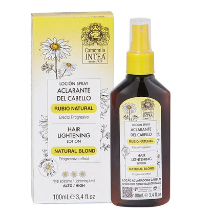 Loción Aclarante Cabello Castaño-rubio Camomila Rubio Natural Intea 100ml