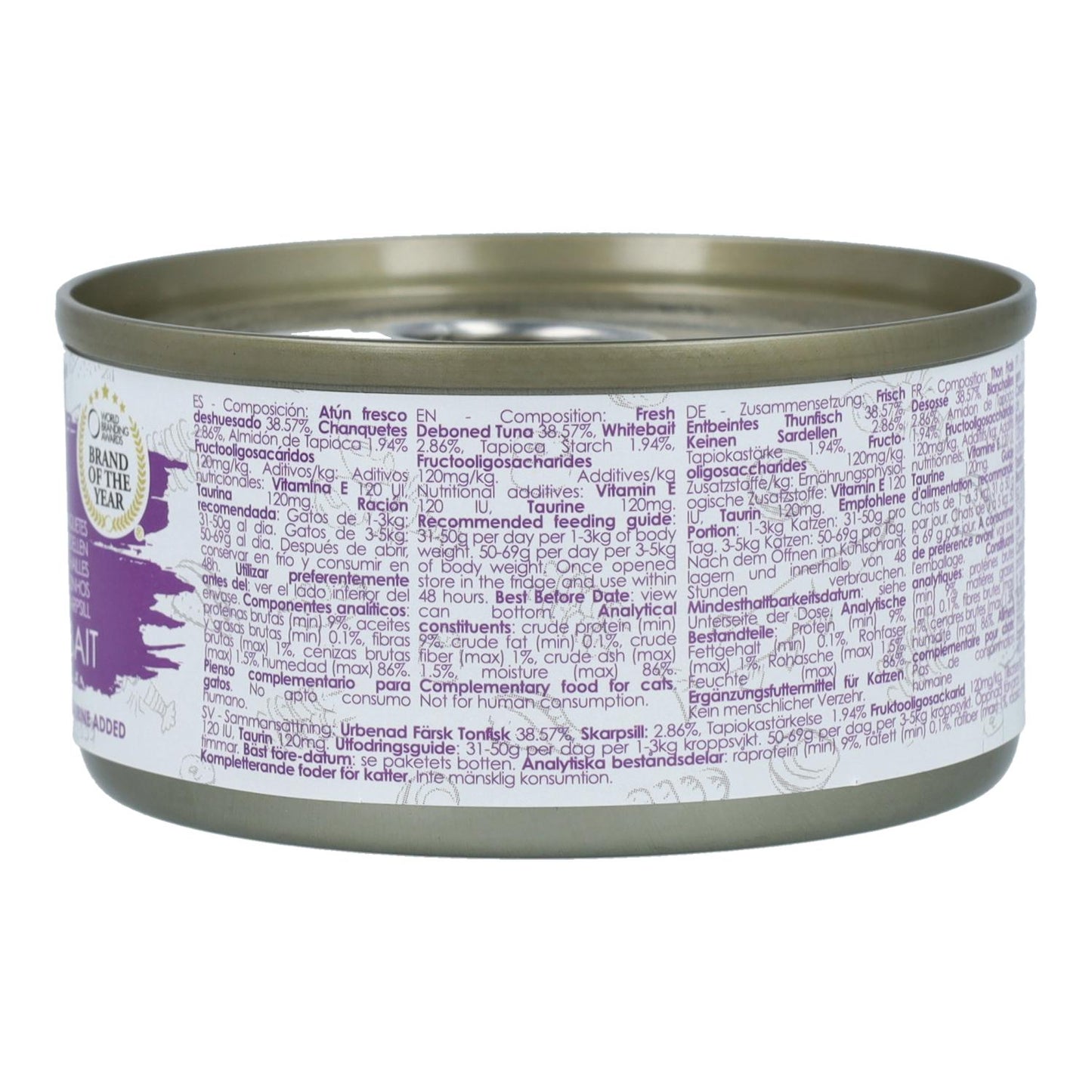 Kit Cat Can Gravy - Atum e Anchova 70 g Ração húmida para gatos com molho