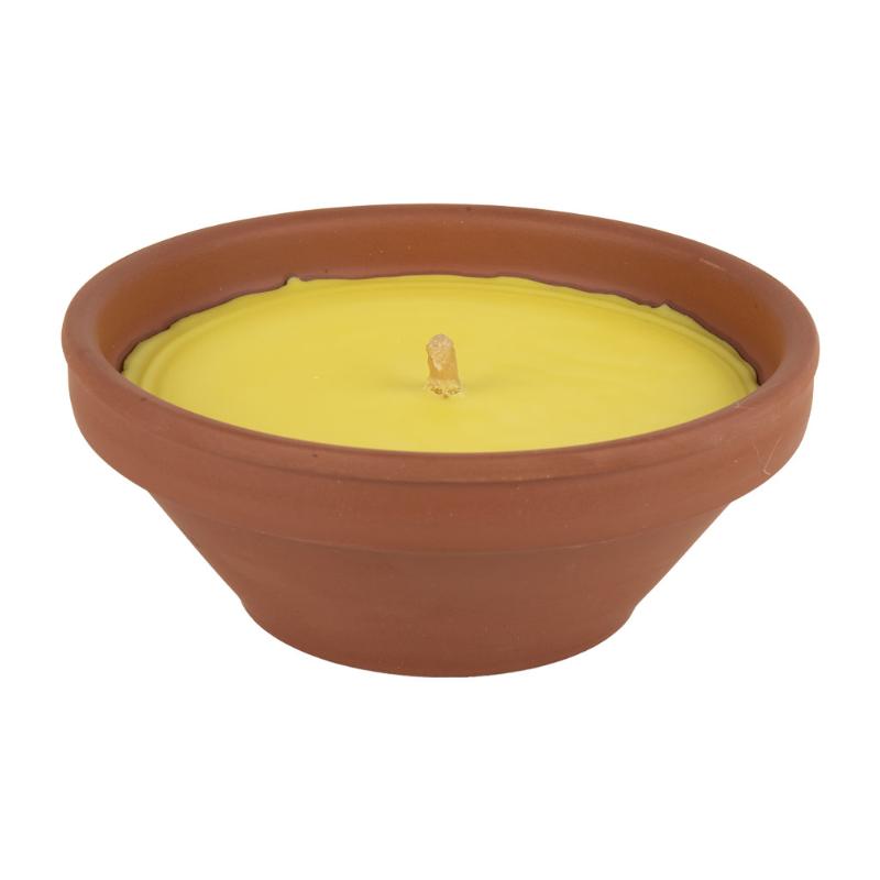 Vela Aromática De Citronela Recipiente Terracota 300 G_0