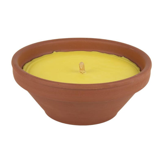 Vela Aromática De Citronela Recipiente Terracota 300 G Caja 6 Unid._0