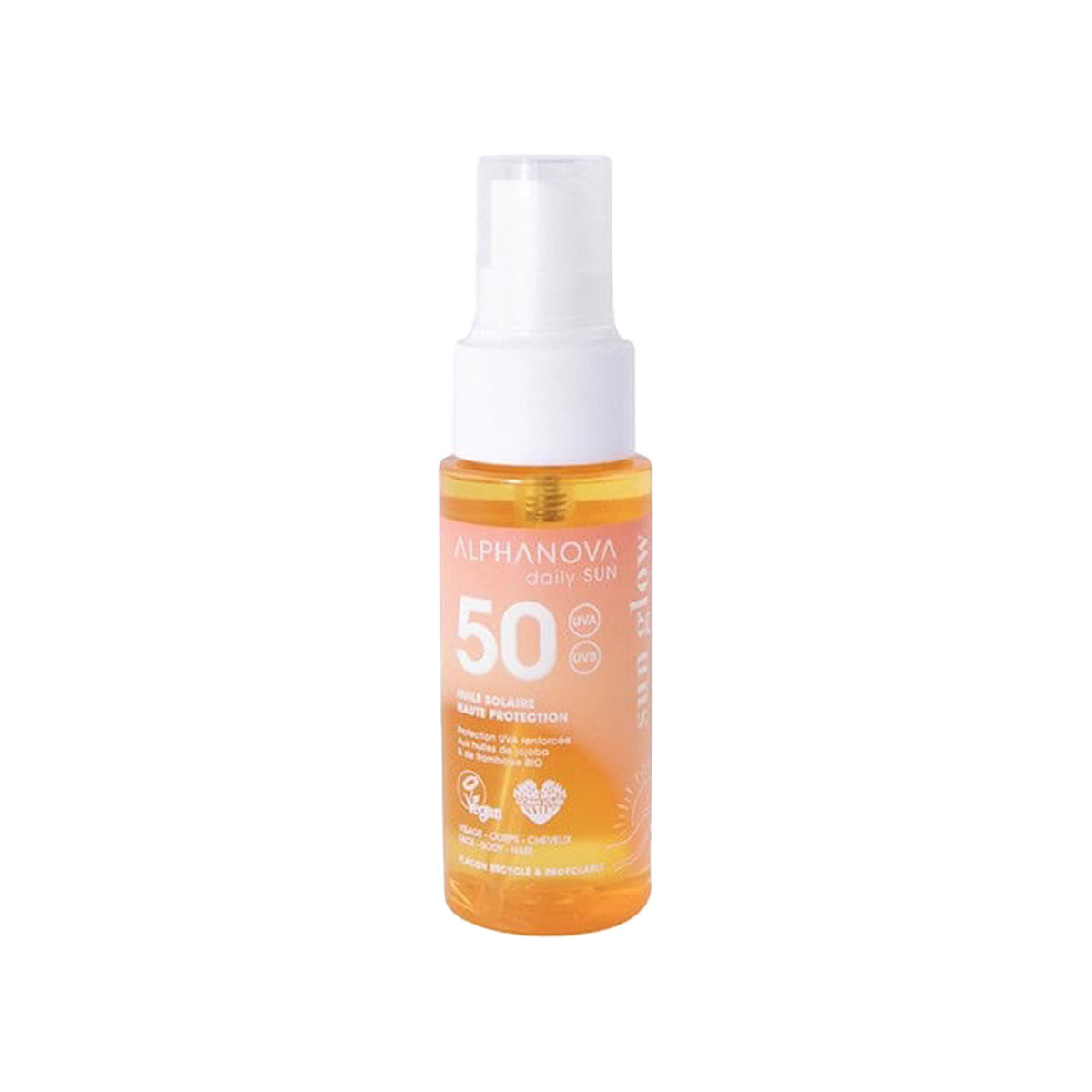 Aceite solar daily sun FPS50 Alphanova 50ml
