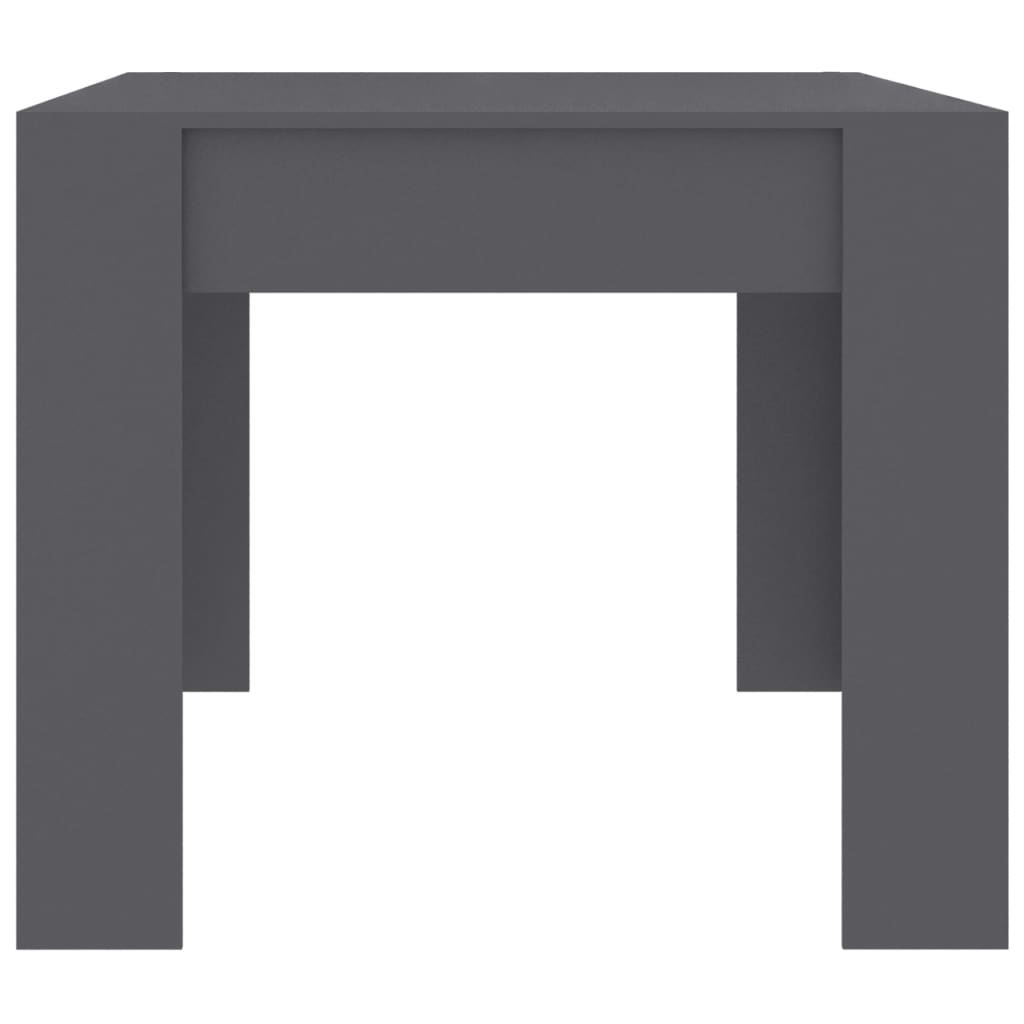 Mesa De Comedor Madera Contrachapada Gris 180x90x76 Cm_3