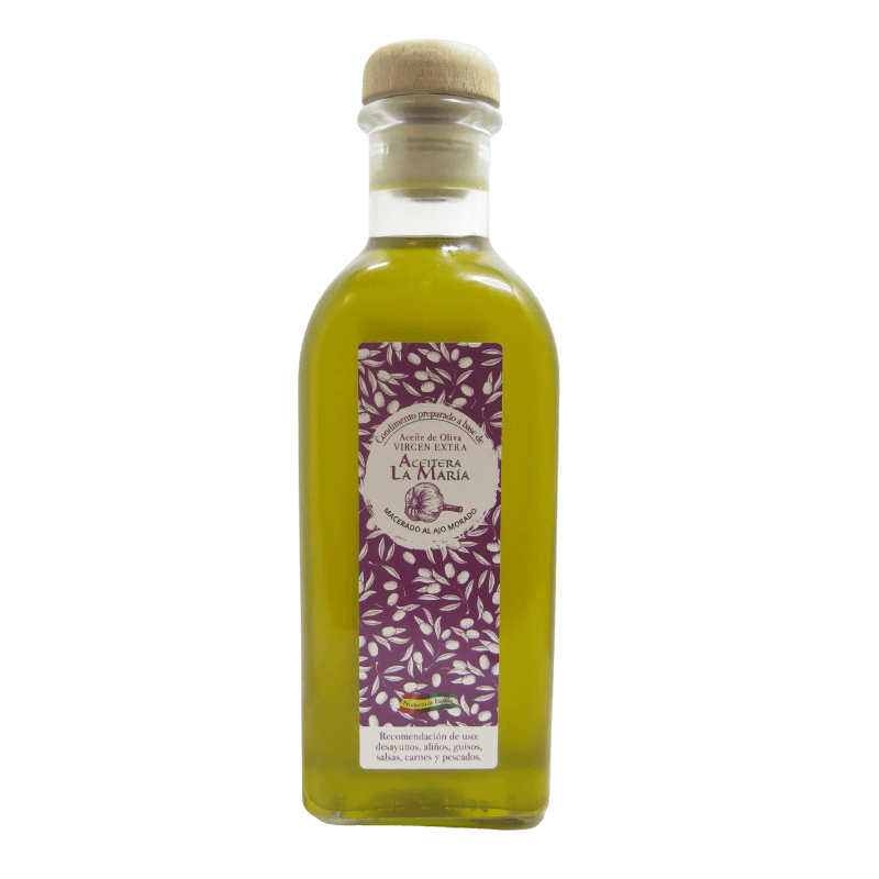 Aceite De Oliva Virgen Extra Macerado Al Ajo Morado 50 Cl Con Vertedor_0