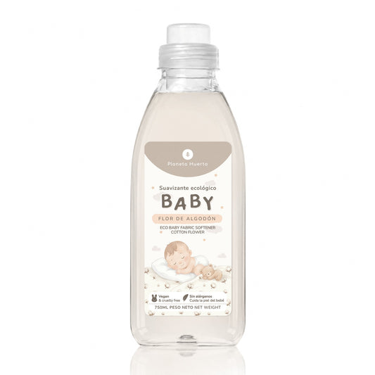 Baby Suavizante para ropa Flor de Algodón ECO Planeta Huerto 750 ml