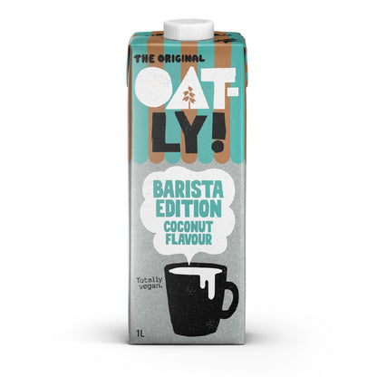 Pack 6x Bebida de Avena Barista sabor Coco Oatly 1 L