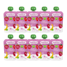Embalagem de 10 saquetas de iogurte e framboesa Smileat ECO 100 g