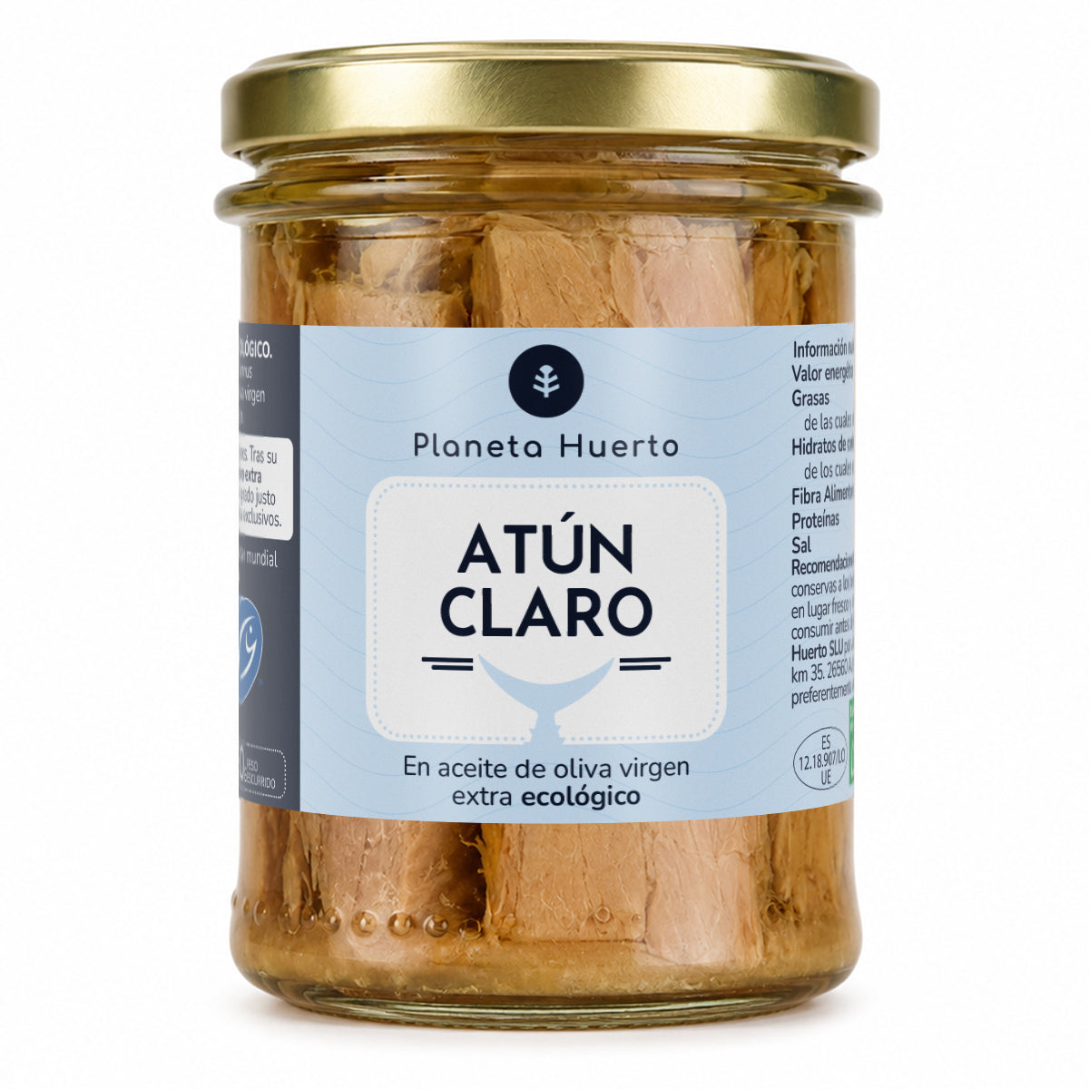Atún claro MSC en aceite de oliva virgen extra ECO Planeta Huerto 200 g