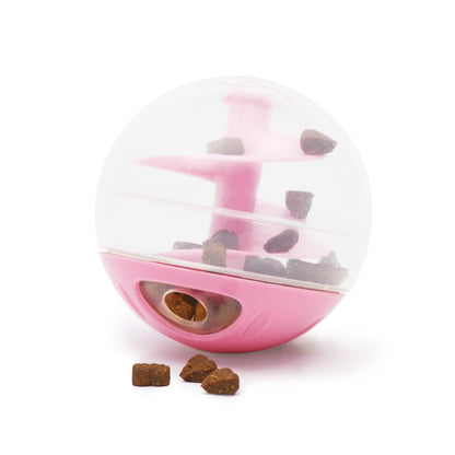 Bola dispensadora de snacks Catit Rosa