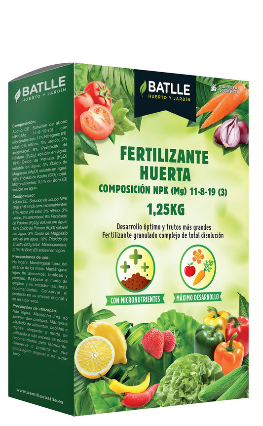 Fertilizante Huerta Batlle 1,25 kg