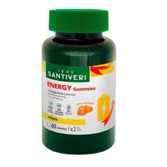 SantiverI gomas mastigáveis ​​energéticas 60 gomas 162 g