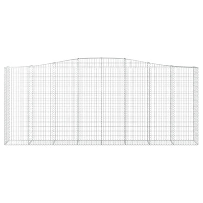 Cestas De Gaviones 9 Uds Forma De Arco Hierro 400x50x160/180 Cm_3