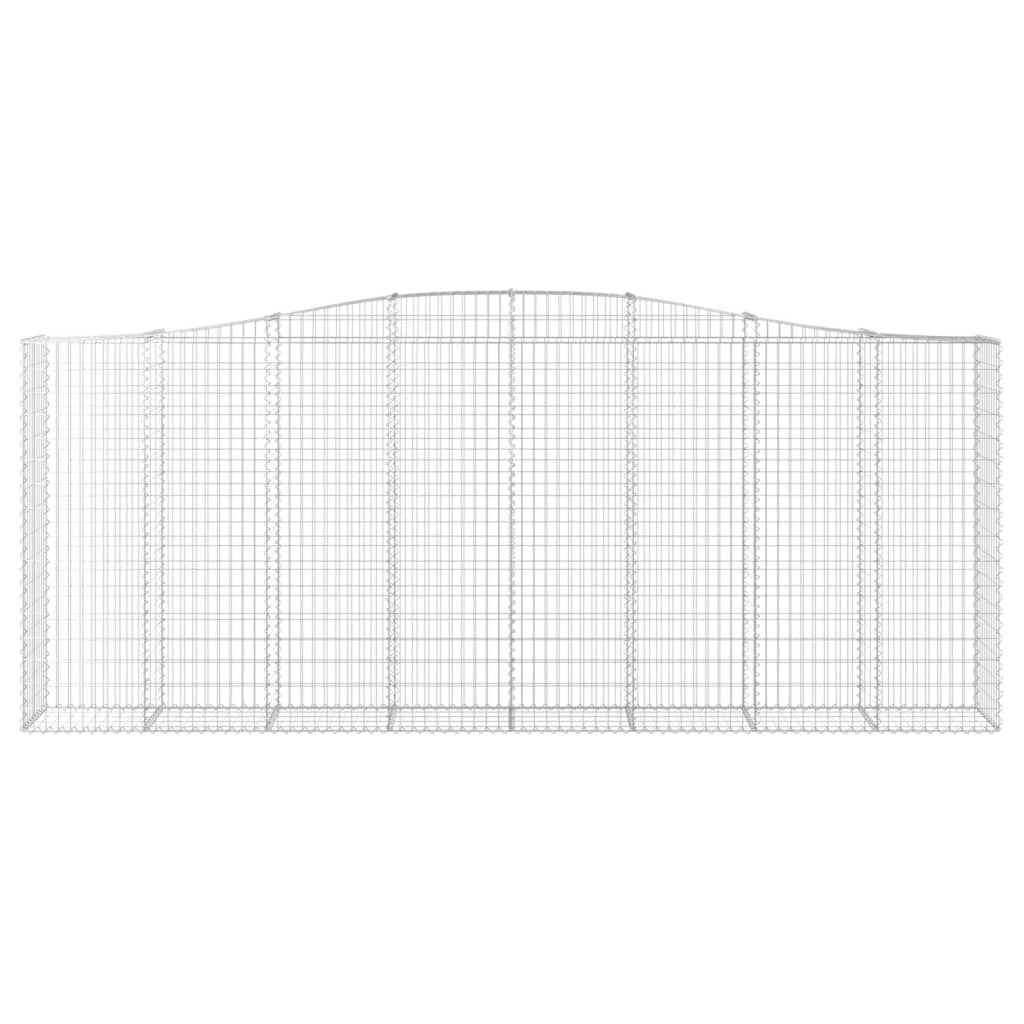 Cestas De Gaviones 2 Uds Forma De Arco Hierro 400x50x160/180 Cm_3