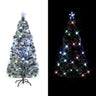 Vidaxl Árvore de Natal artificial com suporte de fibra ótica/led 150 Cm
