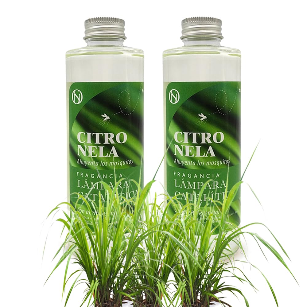 Pack 2x Fragancia Para Lámpara Catalítica 200ml: Aroma Citronela - Disfruta De Tu Aroma Favorito Durante Más Tiempo_0