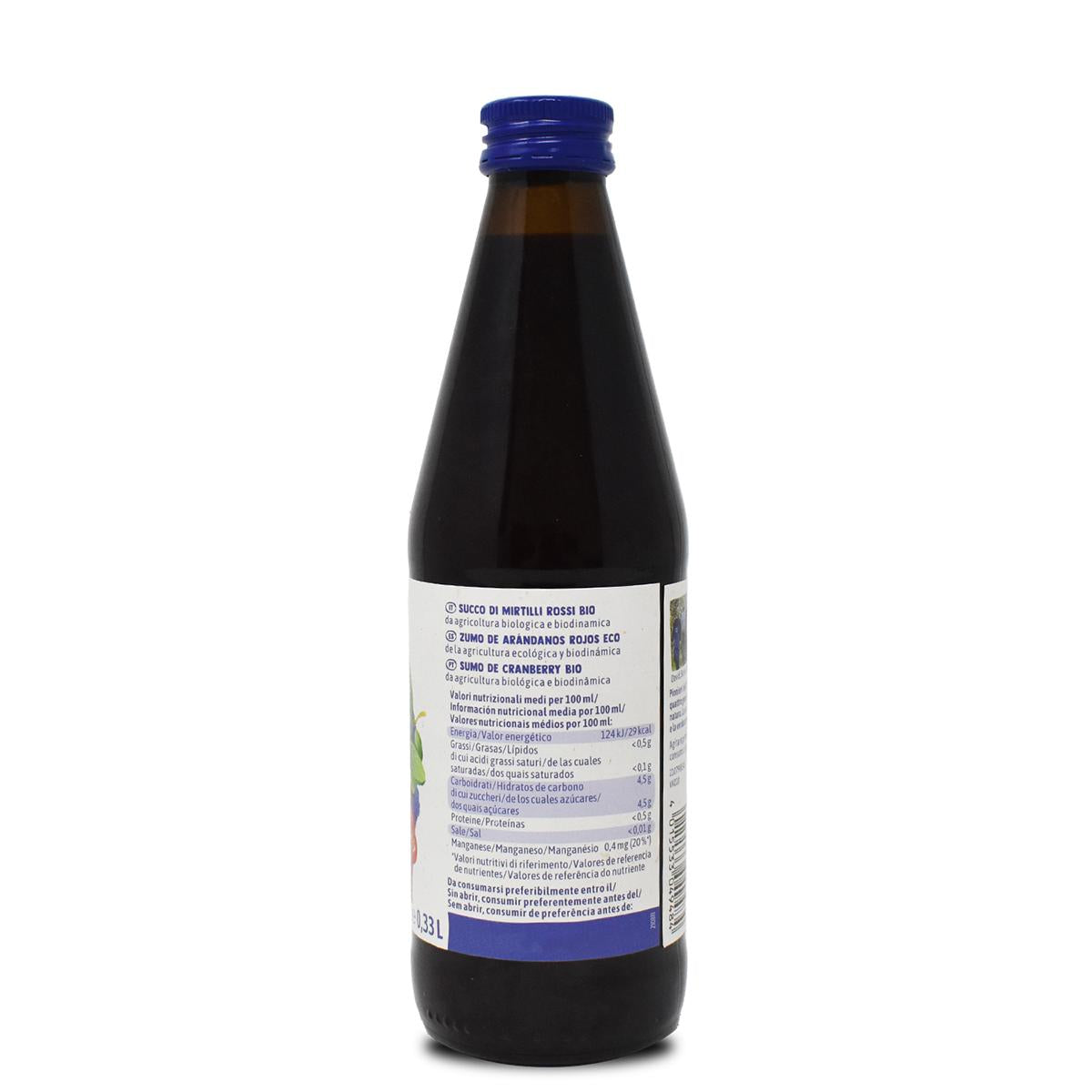 Sumo de arando puro Demeter Voelkel 330 ml