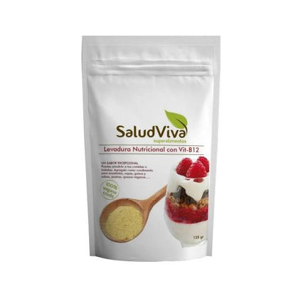 Levedura nutricional em pó com vitamina B12 Saúde Viva, 125 g