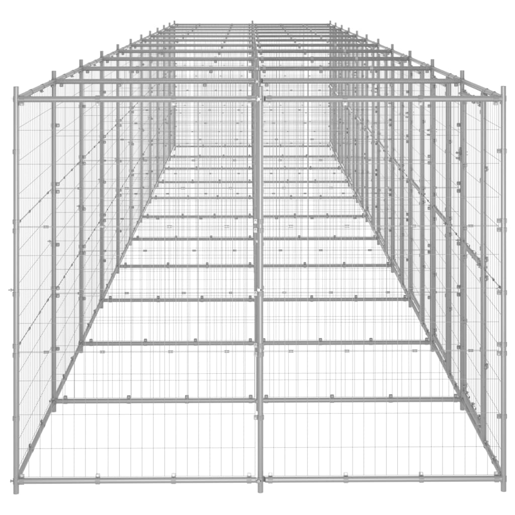 Perrera De Exterior De Acero Galvanizado 26,62 M²_2