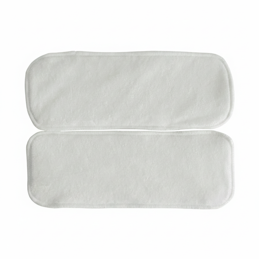 Inserto Absorbente Pañal Tela Bambú Microfibra Adznadons 4 Capas 300ml 3-15kg Certificado Oeko-tex Antibacteriano Natura_0