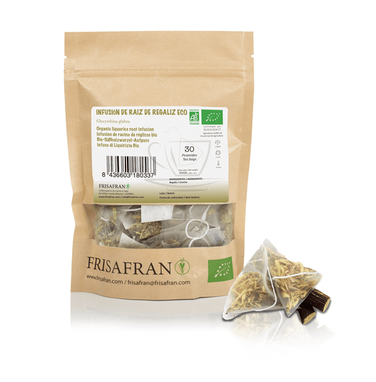 Infusión De Regaliz Digestiva Ecológica En Pirámides | Calidad | Frisafran 60 Uds_0