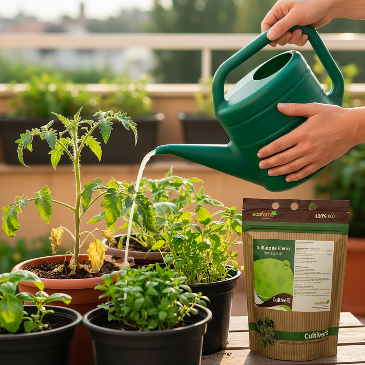 Cultivers Sulfato De Hierro Heptahidratado Granulado 5 Kg | Producto Mineral Para Jardinería Y Hogar, Uso Técnico En…_3