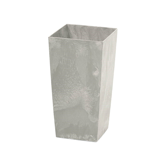 Maceta Urbi Square Beton Effect 4l., Con Depósito, Dimensiones (mm) 140x140x265, Color Hormigón_0