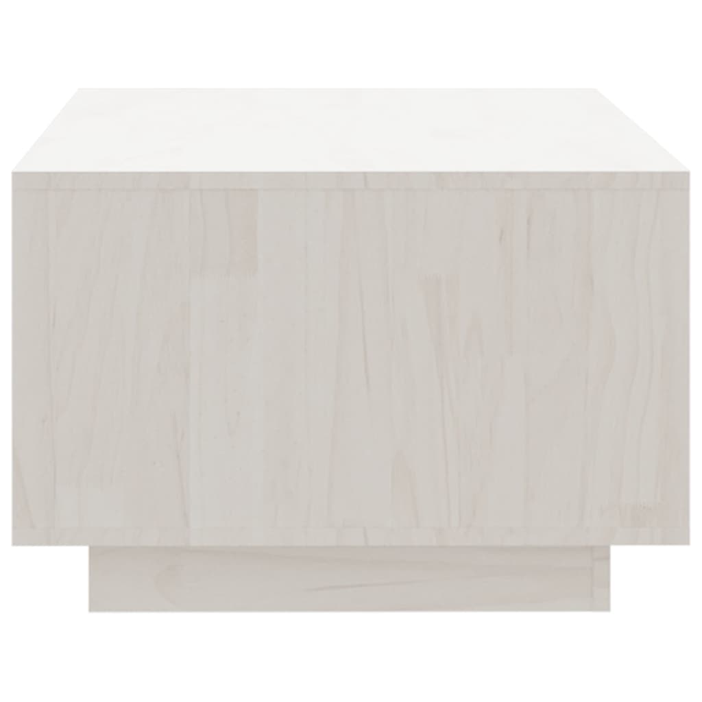 Mesa De Centro De Madera Maciza De Pino Blanco 110x50x33,5 Cm_4