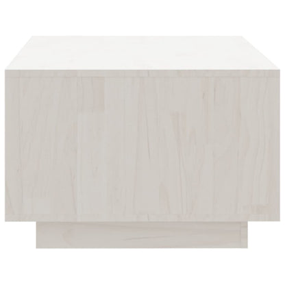 Mesa De Centro De Madera Maciza De Pino Blanco 110x50x33,5 Cm_4