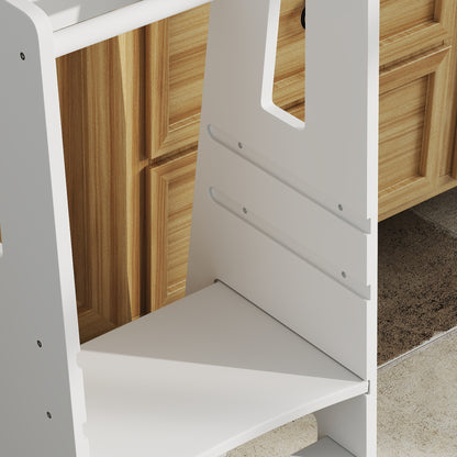 Aiyaplay Torre De Aprendizaje Con Pedal Altura Ajustable 45x47,5x91 Cm Blanco_4