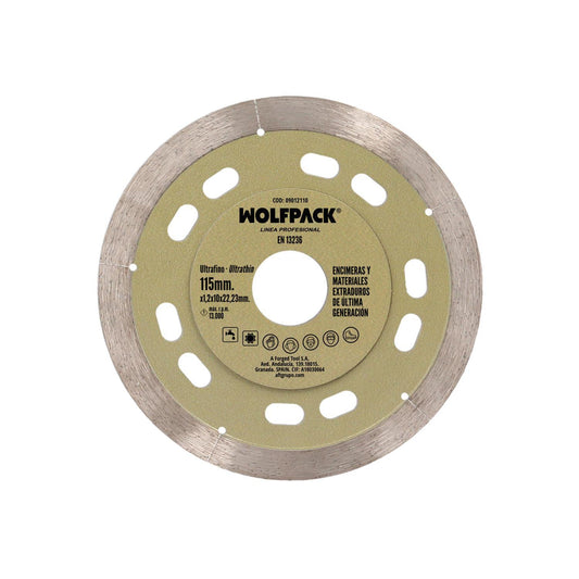 Disco Diamante Ø 115 Mm. Materiales De Ultima Generación. Segmento De 10 Mm.