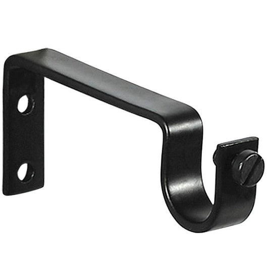 Soporte Sencillo Forja Ø 20 Mm. Negro (blister 2 Piezas)_0