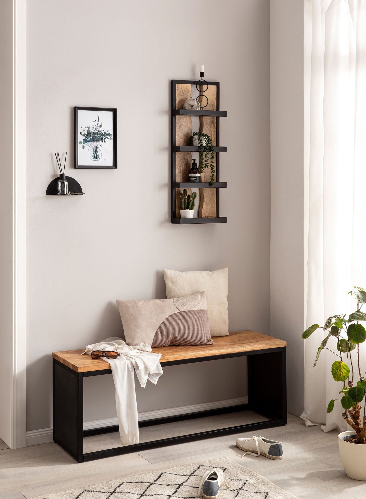 Estante De Pared 30x80x10 Cm_2