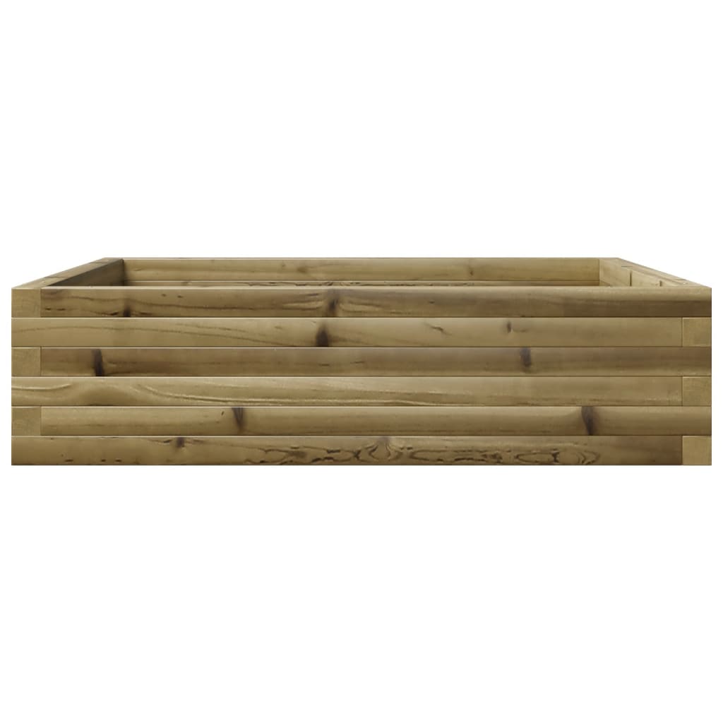 Jardinera De Madera De Pino Impregnada 90x90x23 Cm_5
