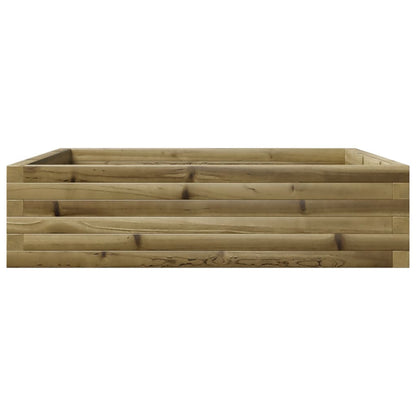 Jardinera De Madera De Pino Impregnada 90x90x23 Cm_5