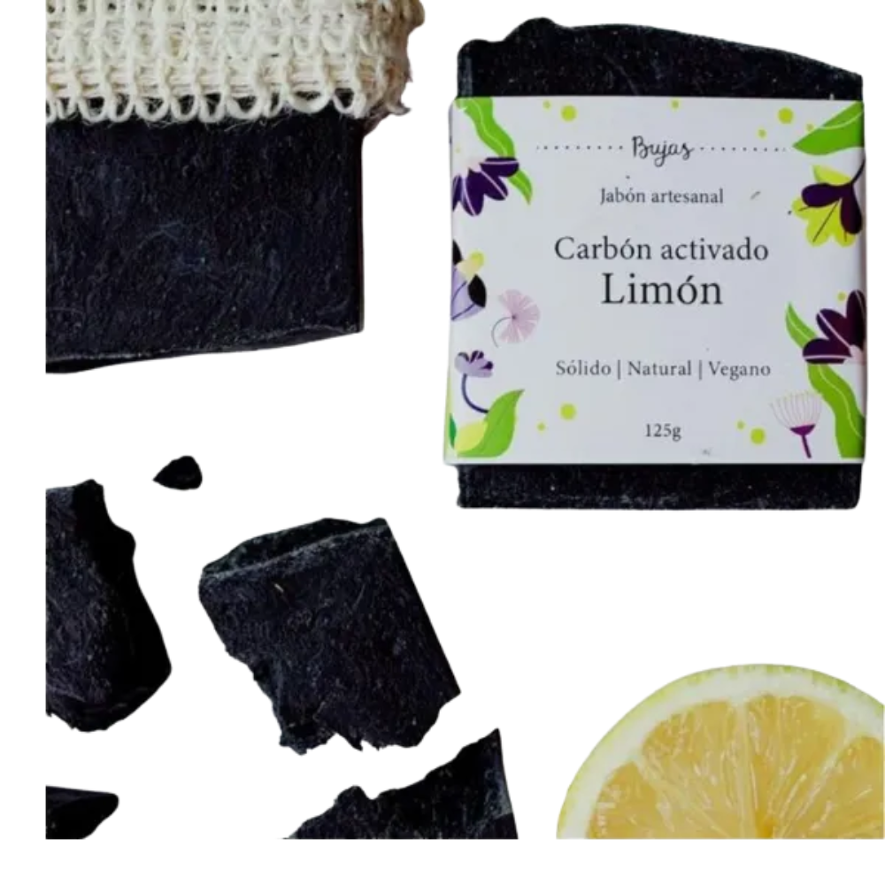 Bujas Jabón De Carbón Activado Y Limón 125g_0