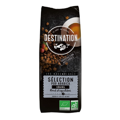 Embalagem de 2 grãos de café 100% arábica Bio Destination Selection 1 kg