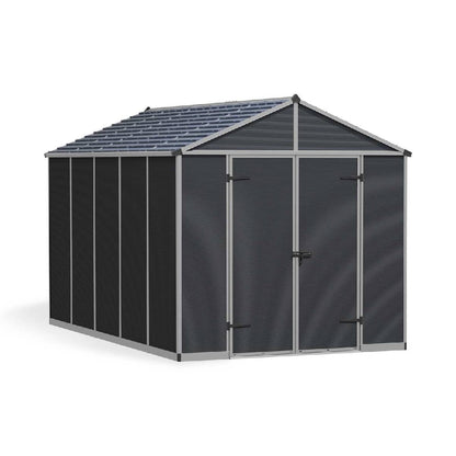 Telheiro de jardim Rubicon 237x337 cm Canopia cinzento escuro