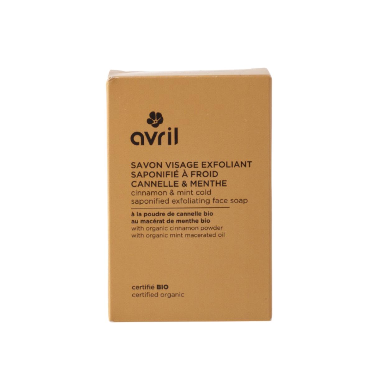 Sabonete Esfoliante a Frio Avril Canela e Menta 100g