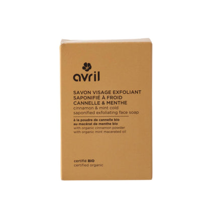 Sabonete Esfoliante a Frio Avril Canela e Menta 100g