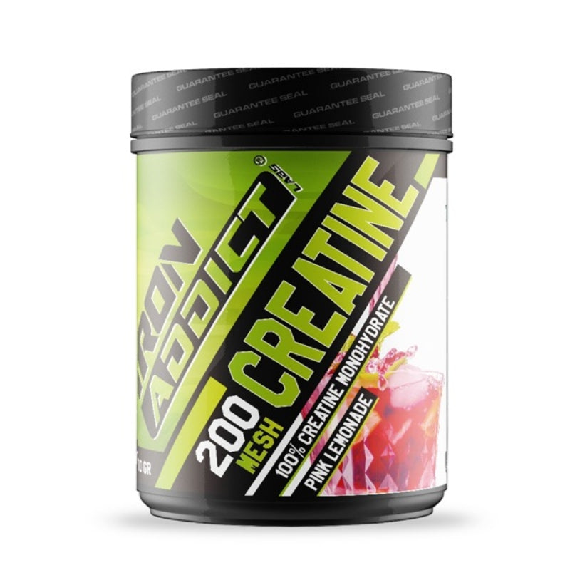 100% Creatina Monohidrato 200 Mesh - 300g - Limonada Rosa - Creatina Monohidrato - Iron Addict Labs_0