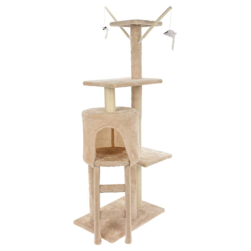 Pets Collection Torre Rascador Para Gatos 45x30x110 Cm Beige_1